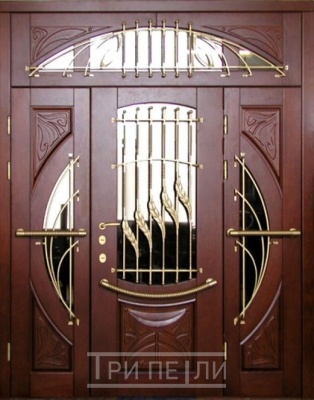 Входная дверь Входная группа МДФ с арочными окнами